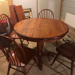 Solid Wood Dining Room Table