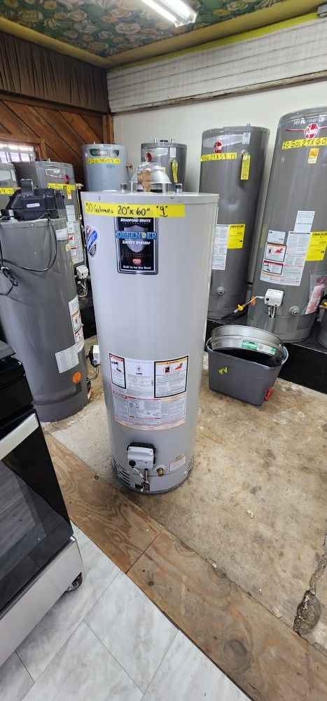 50 Gallons Gas Water Heater With Warranty Garantia Por Escrito
