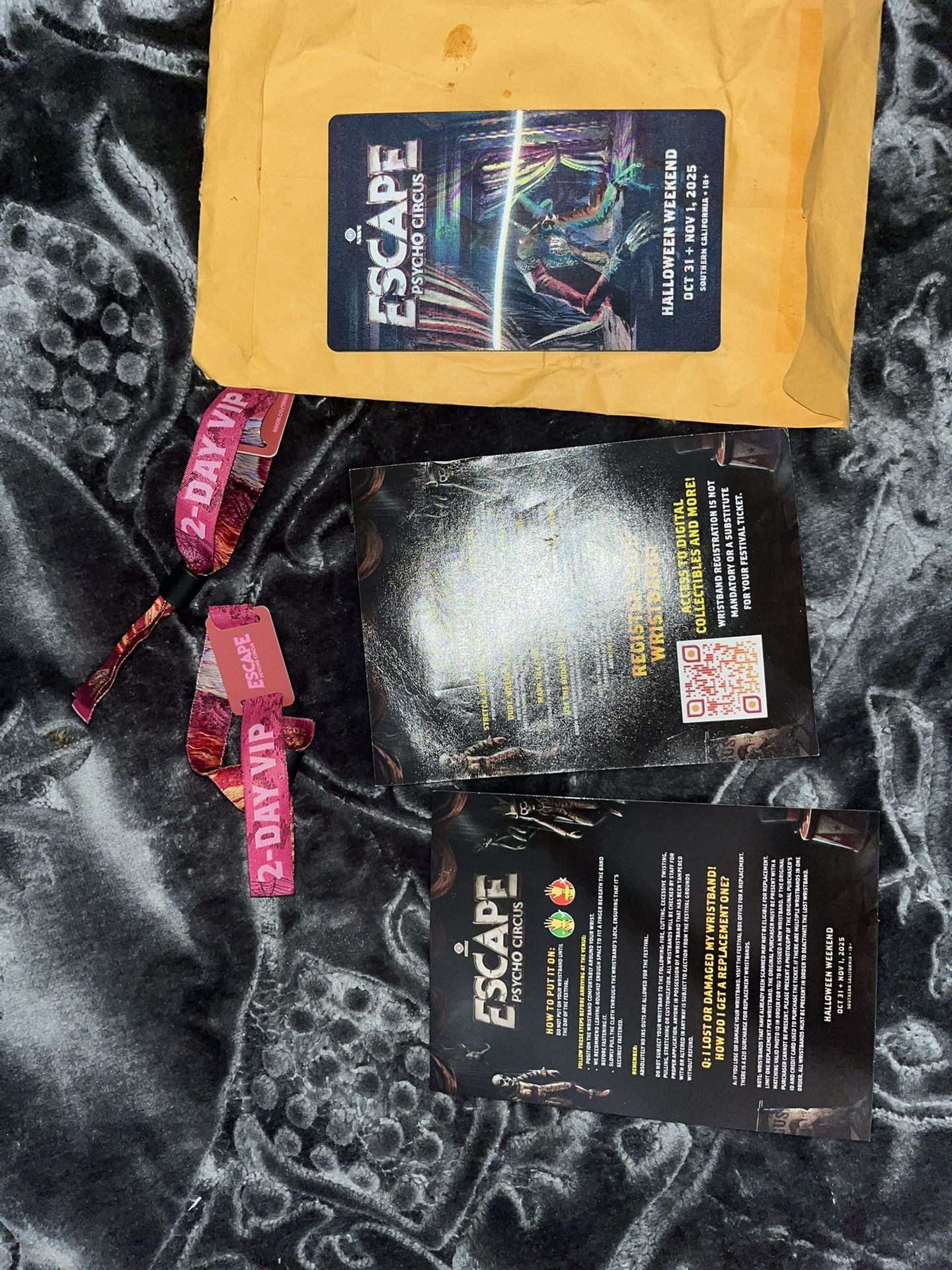 Escape VIP 2 Day Wristbands 