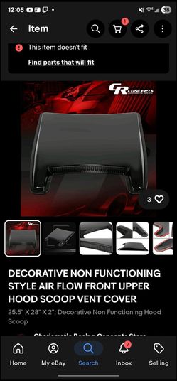 Car Hood Scoop