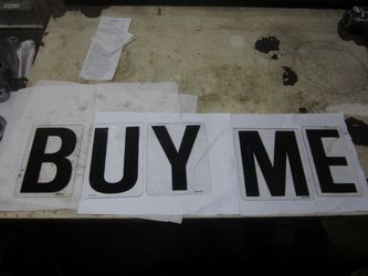 ***6 INCH SIGN LETTERS ***