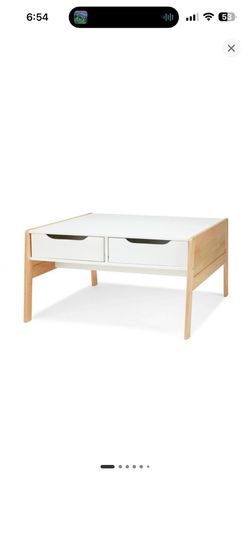 Melissa  & Doug Wooden Art/Activity Table with Bins