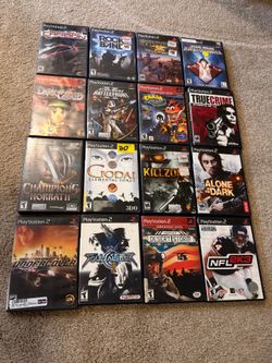 Huge PS2 Game Lot - PlayStation 2 Games