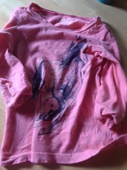 Pink horse shirt