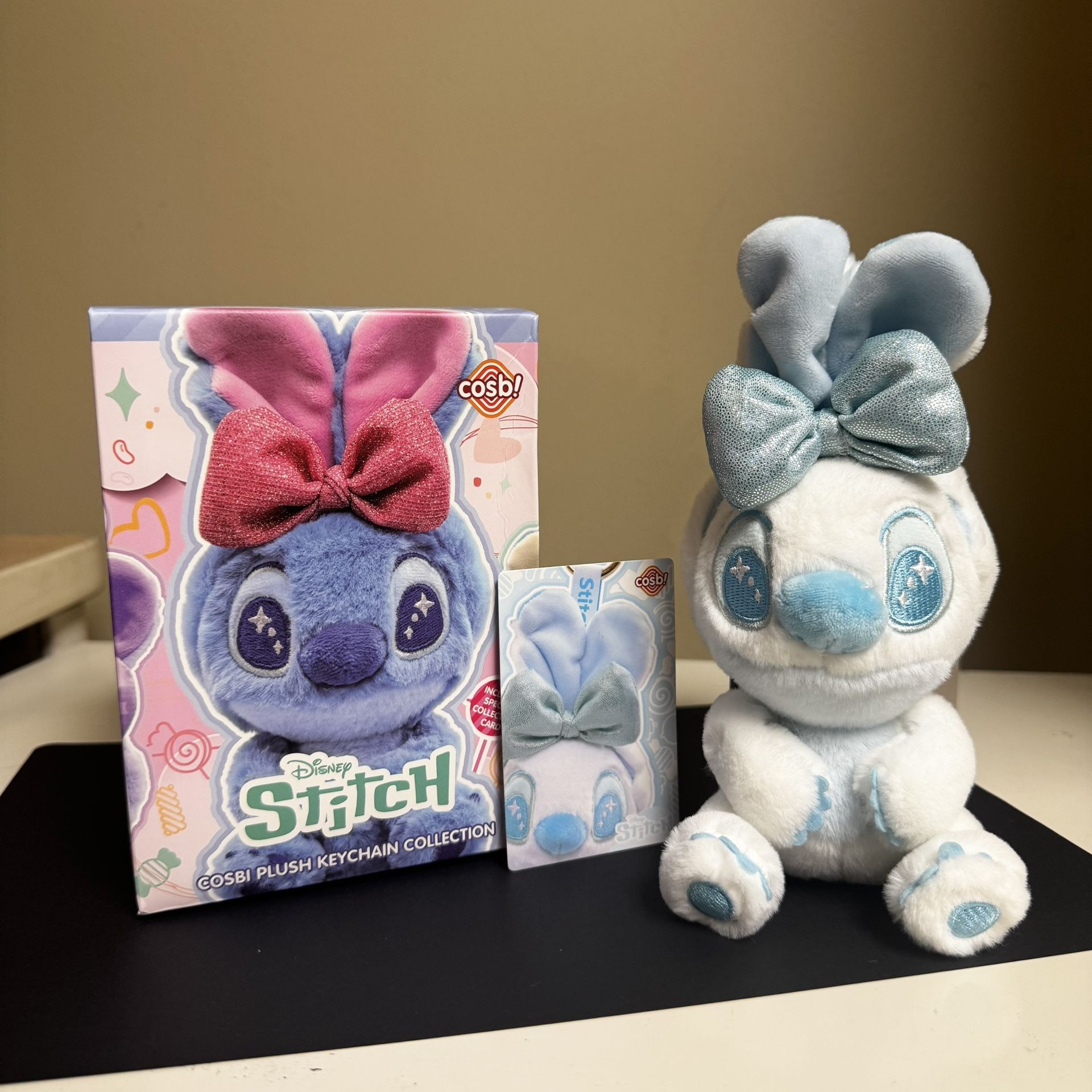 Disney Stitch Cosbi Collection Plush Keychain 
