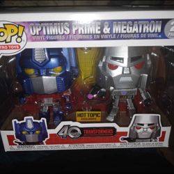Transformers Optimus Prime & Megatron Funko Pop! 2-Pack Hot Topic Exclusive