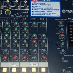 Yamaha Mixer Mg124c 