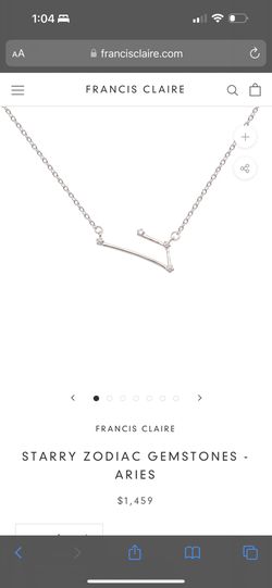 Starry Zodiac Gemstone Aries