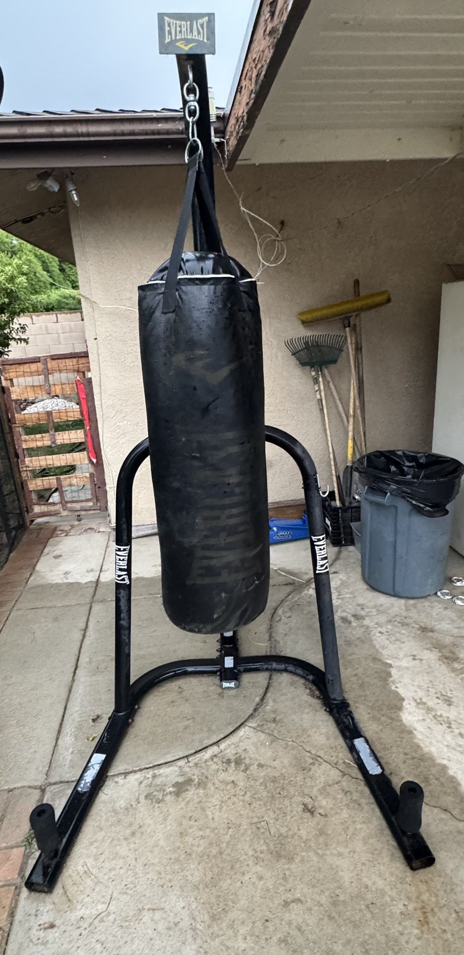 Everlast Punching Bag And Stand