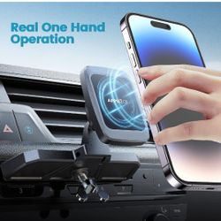 Magnetic Wireless Car Fast Charger CD Slot Mount