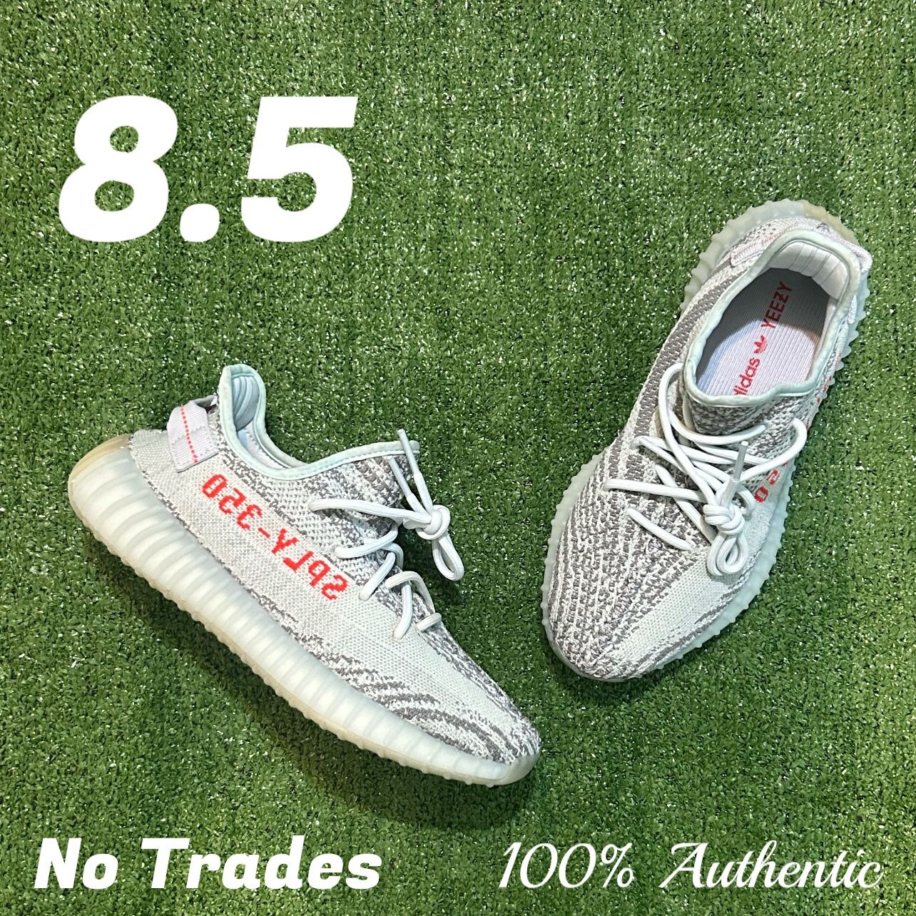 Size 8.5 Adidas Yeezy Boost 350 V2 โBlue Tintโ ๐
