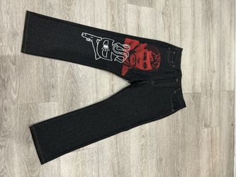 Black Red SDL Jeans 