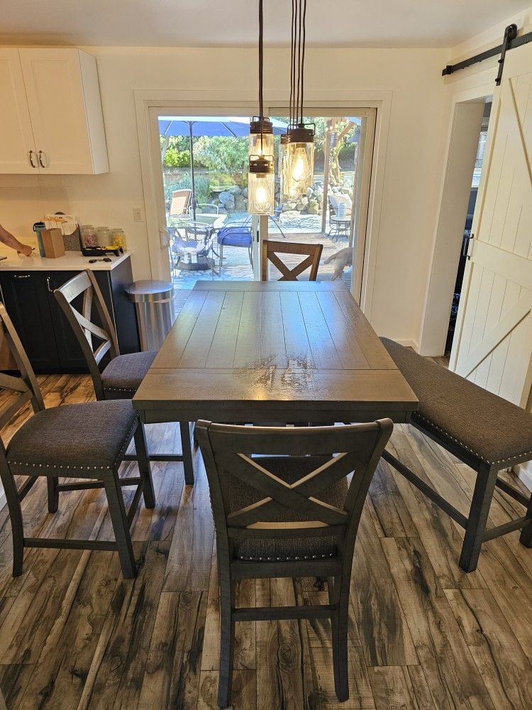 Ashley Table And Barstools