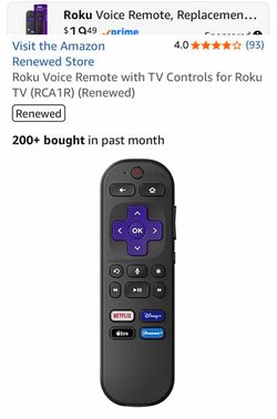 Roku Streaming Remote with Voice