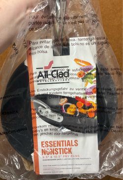 All-Clad Essentials Hard Anodized Nonstick Cookware Set, 2-piece Fry Pan Set, 8.5 & 10.5 inch