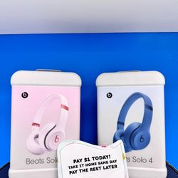 Apple Beats Solo 4 Bluetooth Headphones New - Pay $5 DOWN AVAILABLE - NO CREDIT NEEDED