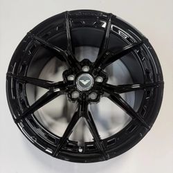 19" Vorsteiner VFX 002 19x9 5x112 +46 Gloss Black Single Wheel