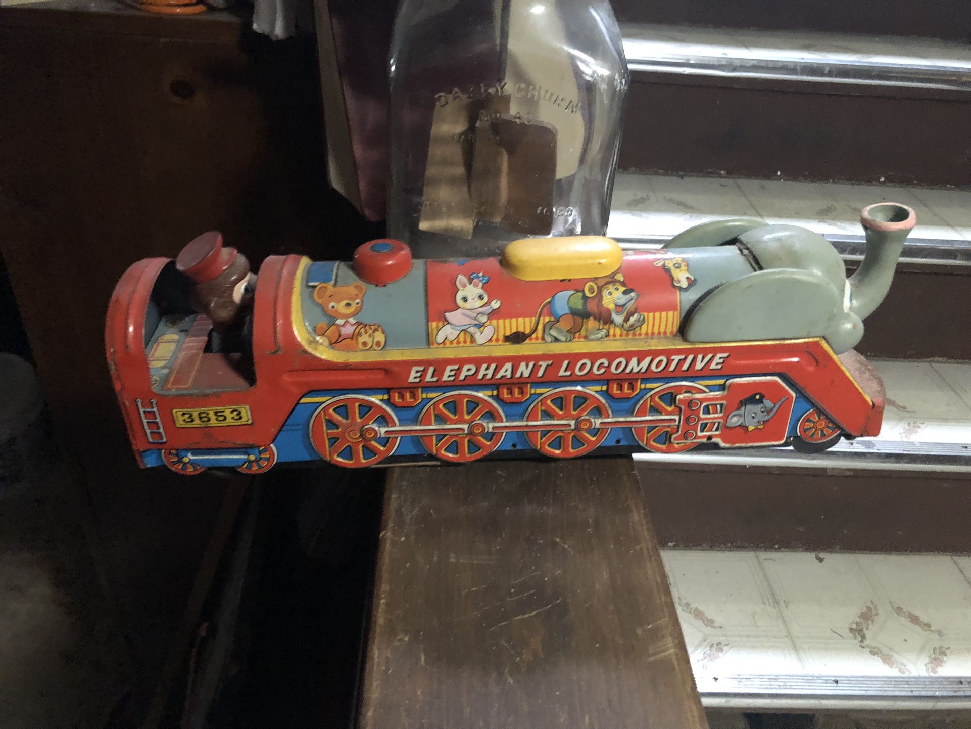 Old Metal Toy Train