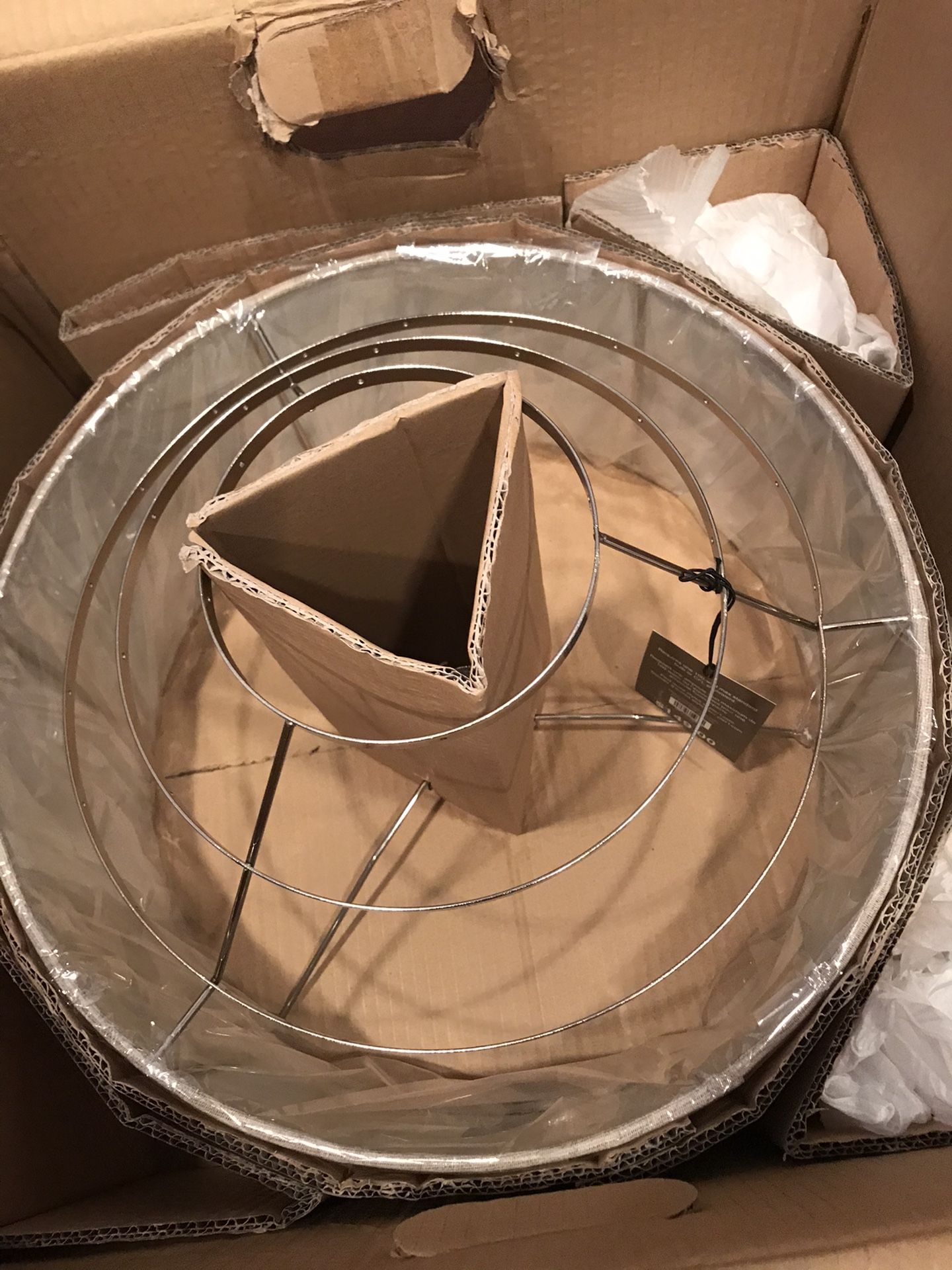 Pier 1 imports oyster pendant suspension huitres NIB