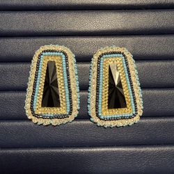 Beaded Native American Earrings Authentic