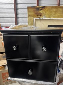 Black Nightstand 