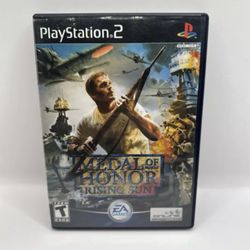Medal of Honor: Rising Sun (Sony PlayStation PS2, 2003) Tested Complete 