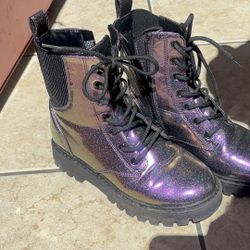 Girl Size 3 Combat Boots