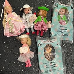 McDonald’s Madam Alexander lot of 6 dolls w/ tags Repunzel Cruella de Vil Lady