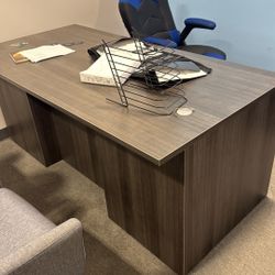 Office Desk And Filing Cabinet