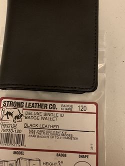 Strong Leather Company Badge Wallet
