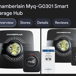 chamberlain smart garage control myq g0301 $20