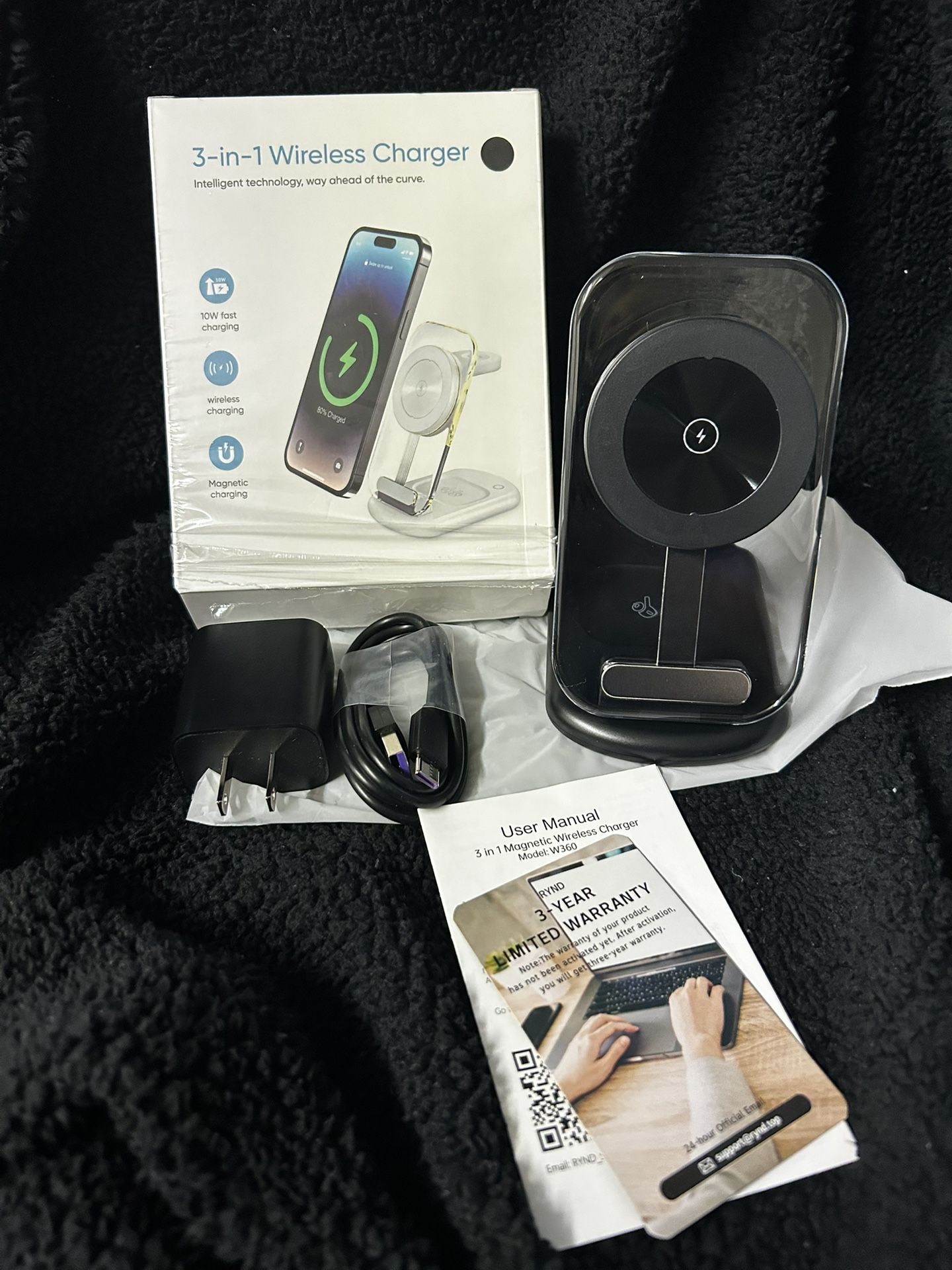 3in1. wireless charger