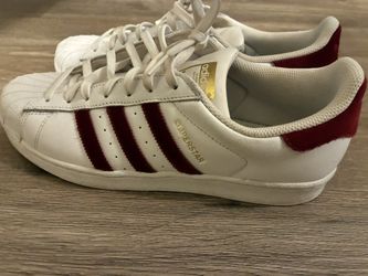 Adidas Superstar Burgundy Velvet 
