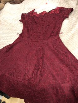 Red Lace Dress