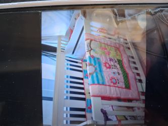 Crib set pink