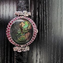 Barbara Bixby Skull Watch
