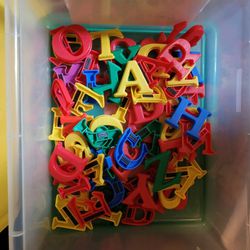 For Sale Magnetic Letters, Numbers & Shapes