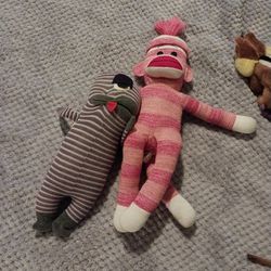 Sock Monkey And Friend 