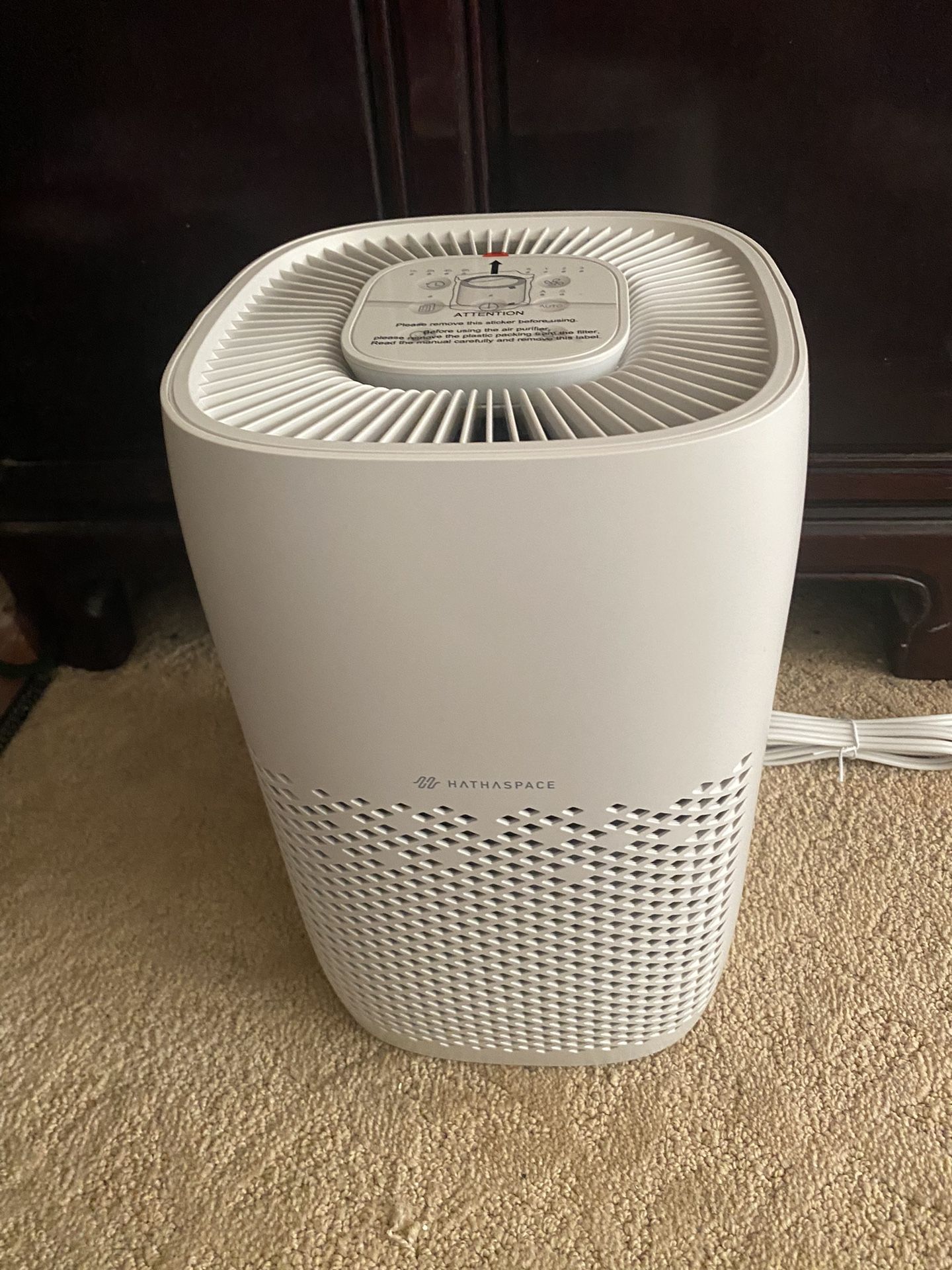 HATHASPACE Smart Air Purifiers, Home HEPA Air Purifier, Travel Cleaner & Filter for Allergies, Smoke, Pets, Eliminator 