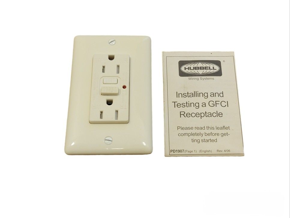 HUBBELL GFCI Receptacle 2,3,5 Wires Connections