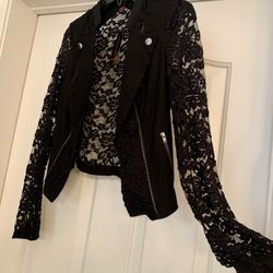 NEW Mid-length Laced Jacket Size S NWT