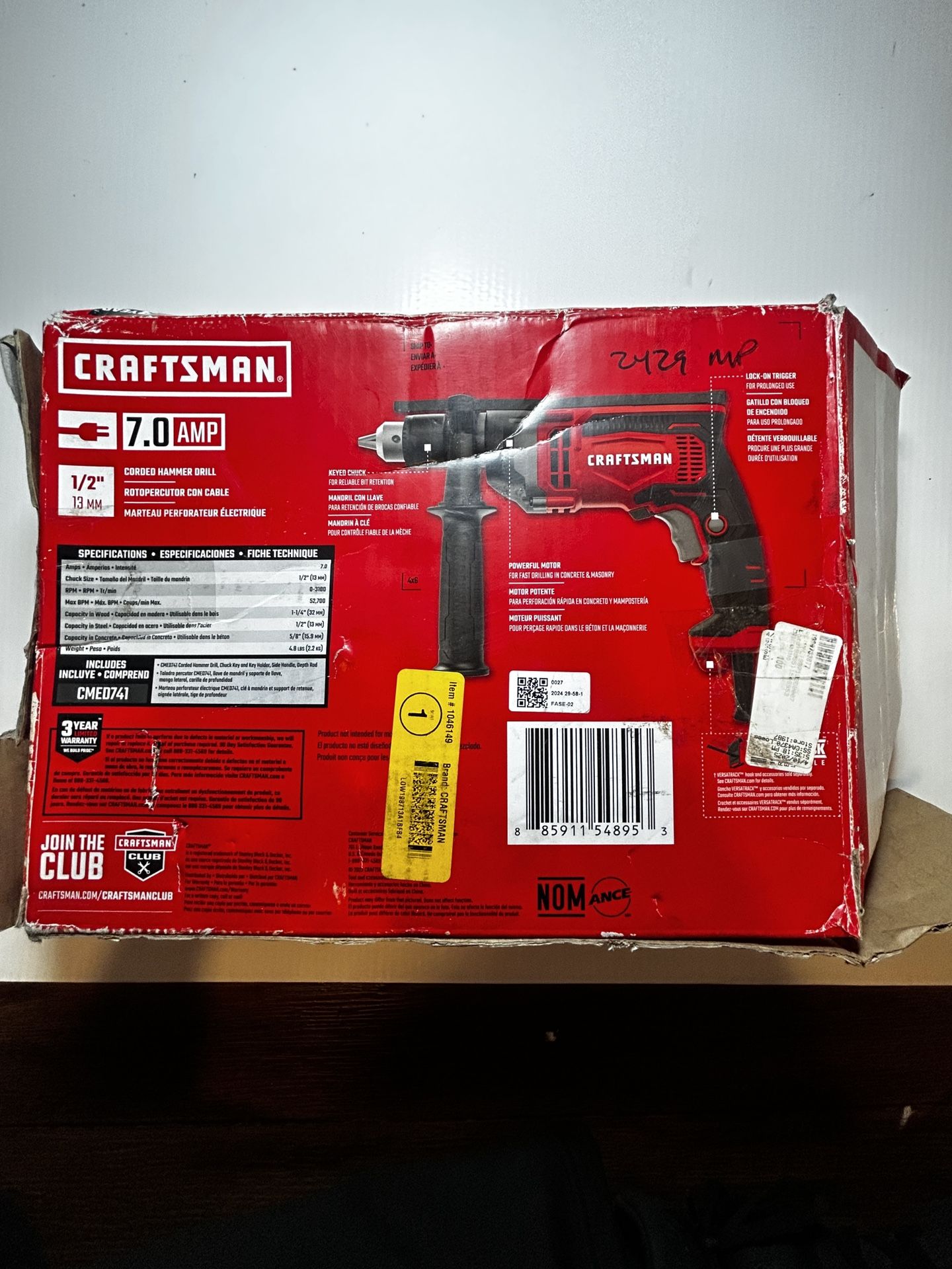 Craftsman Hammer Drill