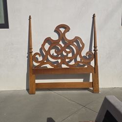 Vintage Queen Size Headboard 