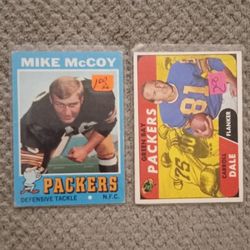 Vintage Packers Cards. Commons Stars And Rookies