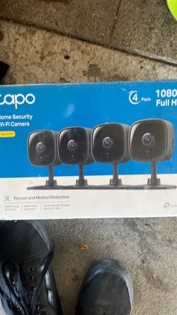 Tapo security camera 4 pack