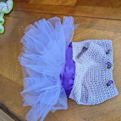 Hand Made Dog Costume Ballerina