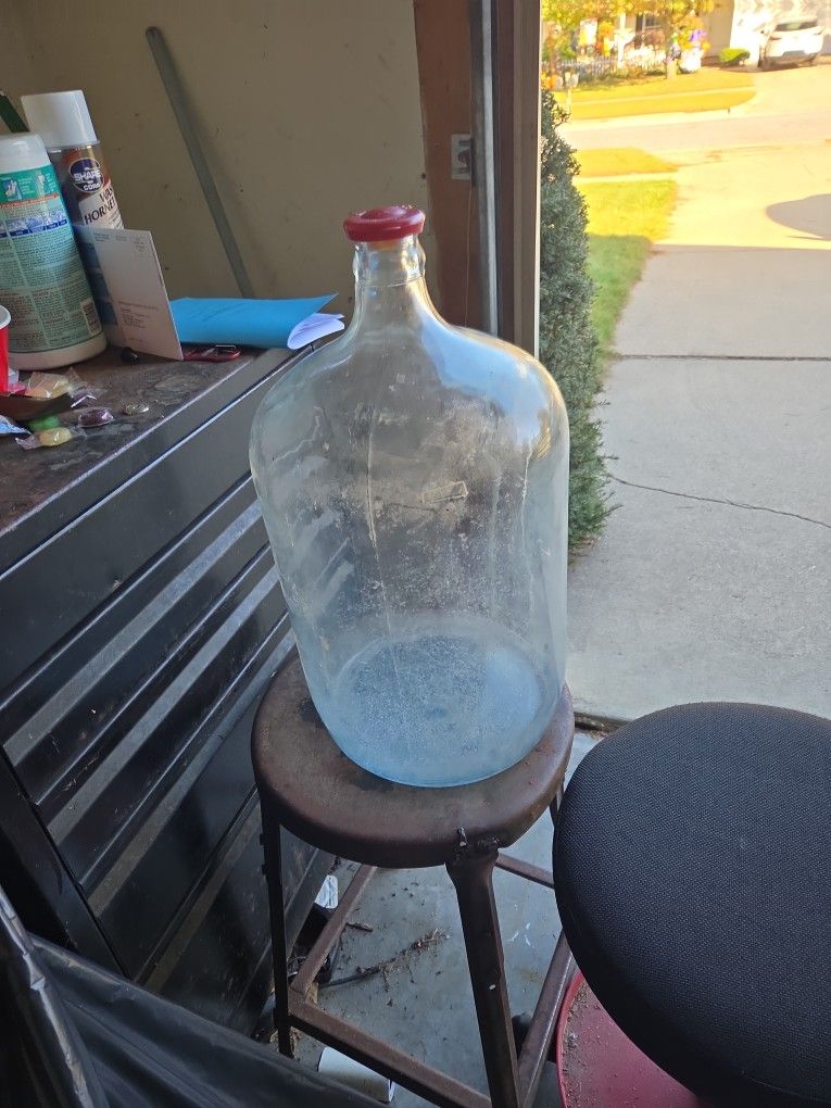 Antique 5 Gallon Glass Jug