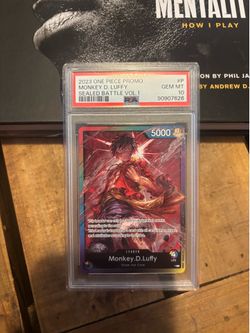 2023 One Piece Promo Monkey D Luffy Sealed Battle Vol. 1 PSA 10