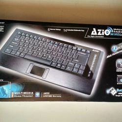 AZiO Wireless Bluetooth Keyboard w/ Trackpad