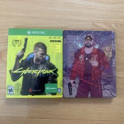 🔥🔥Cyberpunk 2077 Game With Steelbook Case